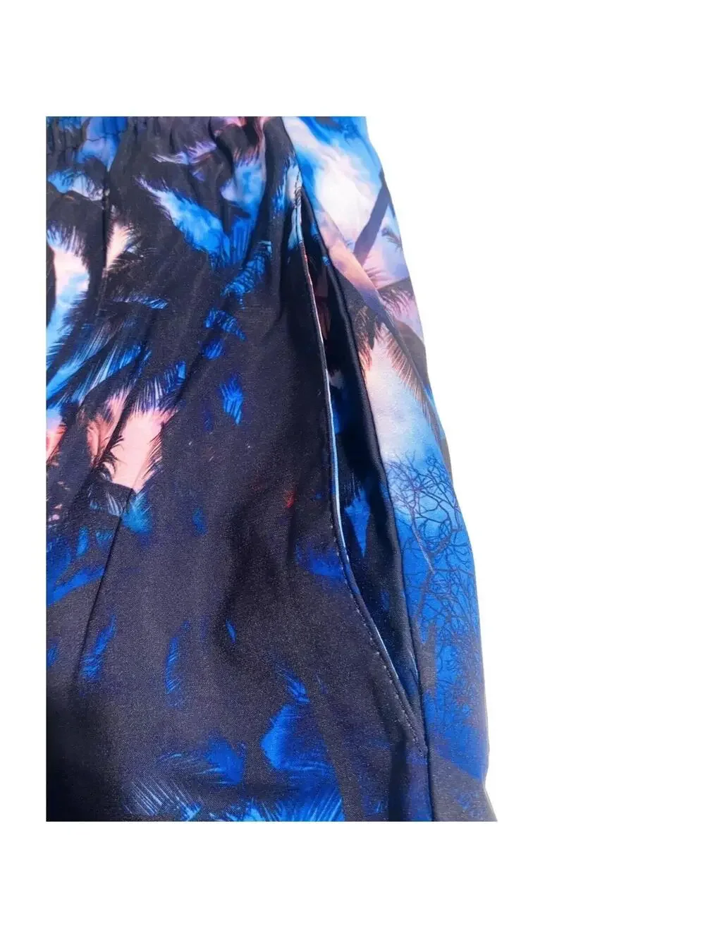 Mens Swim Trunks Casual Trendy Hawaiian Style Palm Tree Shorts For Summer New